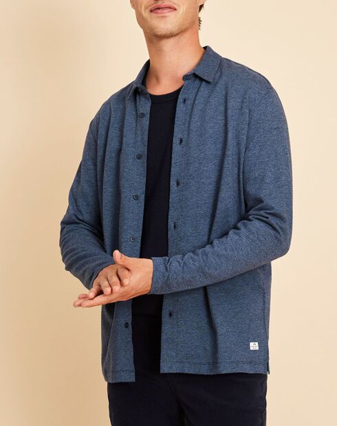 Chemise en Jersey Fulvio chambray