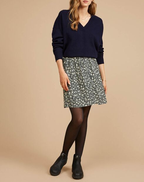 Jupe en Crêpe Eliesse thym