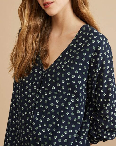 Robe en Twill Ema thym