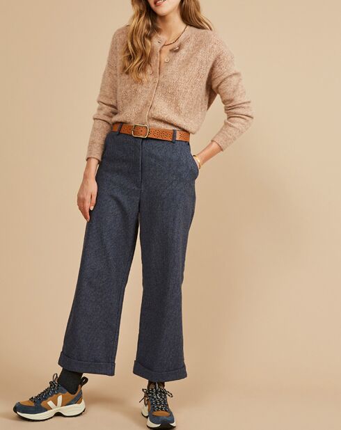 Pantalon en Laine mélangée Eudore chardon