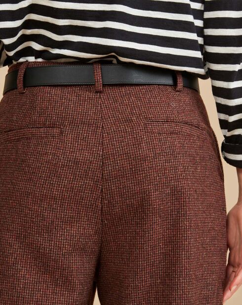 Pantalon en Laine mélangée Eudore piment