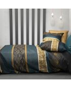 Parure housse de couette Qobe marron