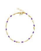 Bracelet TuttiFrutti en laiton doré violet