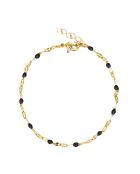Bracelet TuttiFrutti en laiton doré noir