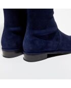 Cuissardes en Velours de Cuir Lowland bleues