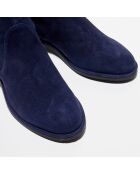 Cuissardes en Velours de Cuir Lowland bleues