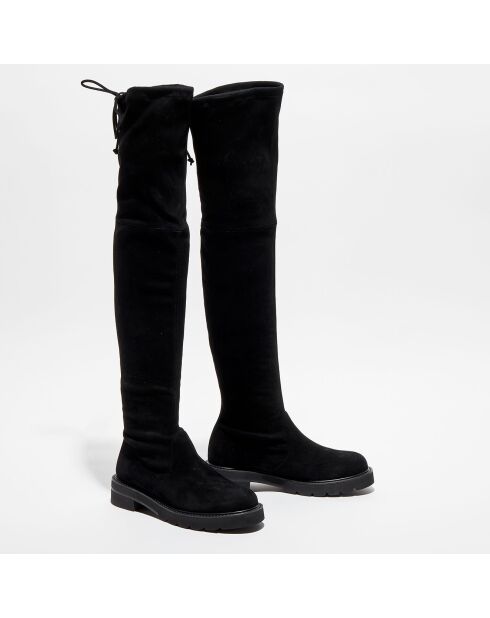 Cuissardes en Velours de Cuir Lowland Lift noires