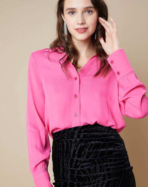 Chemise Chicago rose