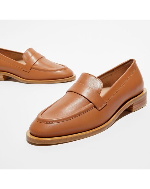 Mocassins en Cuir Palmer Sleek Loafer camel