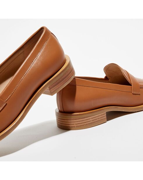 Mocassins en Cuir Palmer Sleek Loafer camel