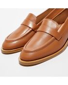 Mocassins en Cuir Palmer Sleek Loafer camel