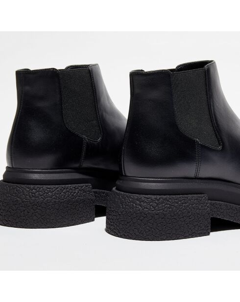 Chelsea Boots en Cuir Charli Sportlift noires