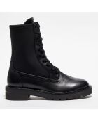 Boots en Cuir bi-matière Ande Liftie noires