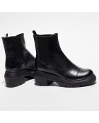 Chelsea Boots en Cuir Norah noires - Talon 5 cm