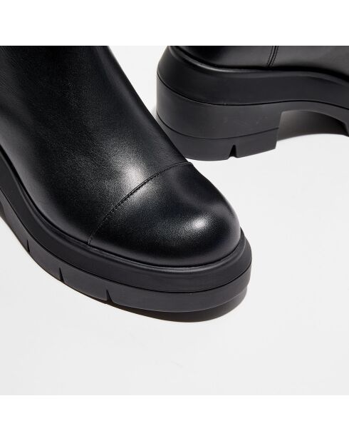 Chelsea Boots en Cuir Norah noires - Talon 5 cm