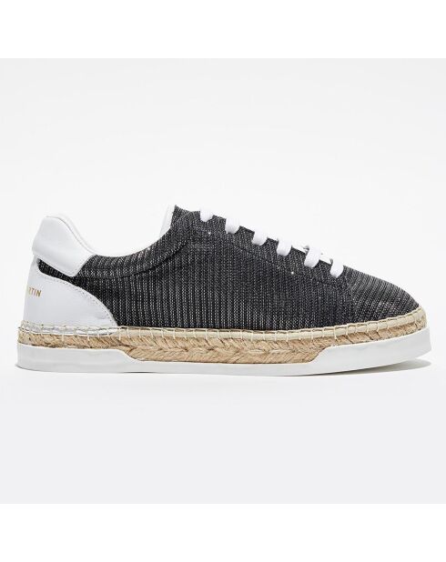 Baskets espadrilles en Lurex Lancry noires