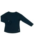 T-Shirt en Coton Impression Sequins bleu marine