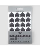 Coins pour album photo