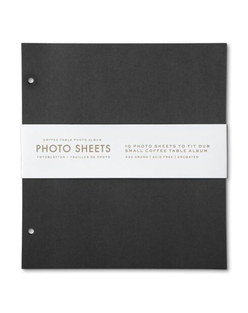 Pack de 10 feuilles de recharge pour album photo (S)