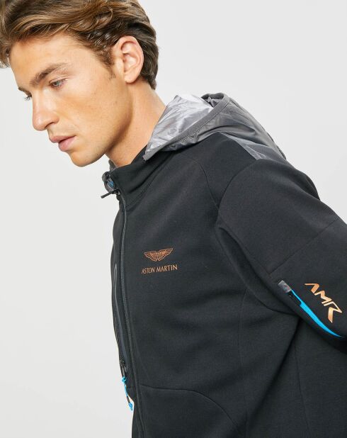 Blouson Sweat Hybride Aston Martin Racing noir