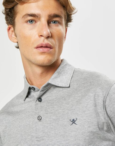 Polo Classic Fit Mercerise gris