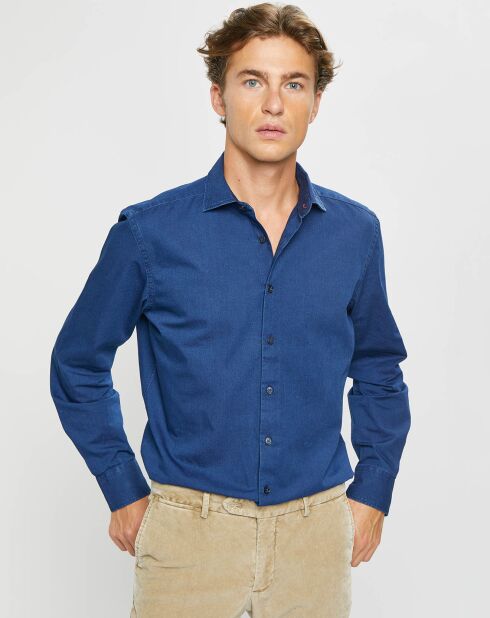 Chemise Slim fit bleu moyen