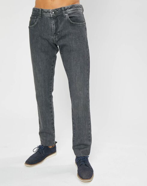 Jean Slim Denim Washed gris