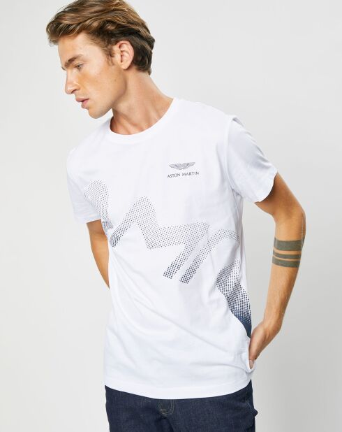 T-Shirt Logo Aston Martin Racing blanc