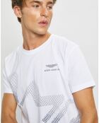 T-Shirt Logo Aston Martin Racing blanc