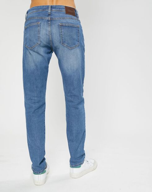 Jean Slim 5 Poches bleu