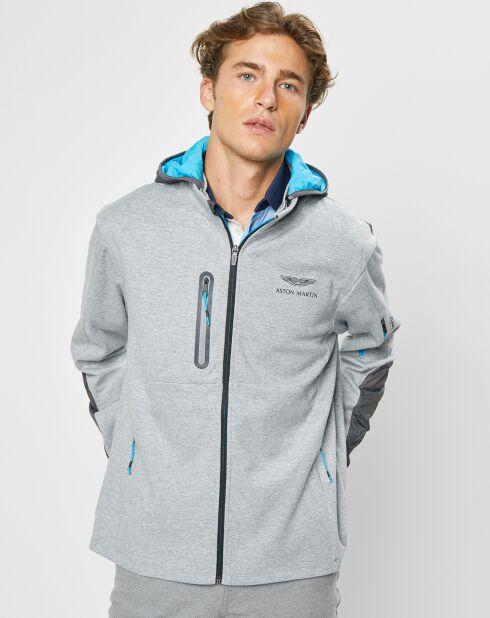 Blouson Sweat Hybride Aston Martin Racing  gris