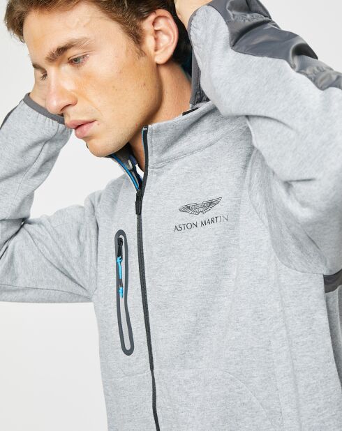 Blouson Sweat Hybride Aston Martin Racing  gris