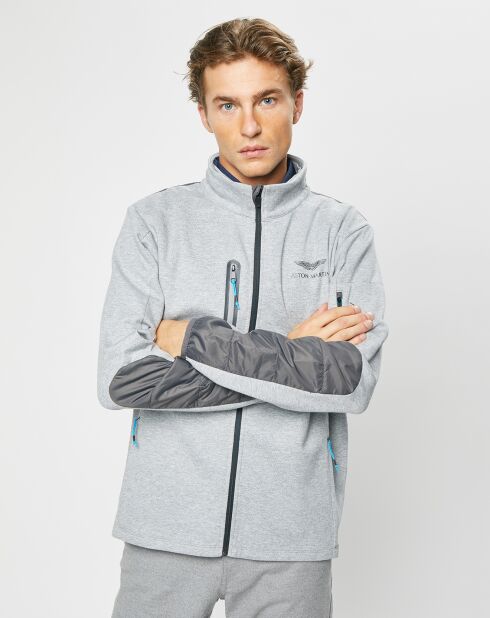 Blouson Sweat Hybride Aston Martin Racing  gris