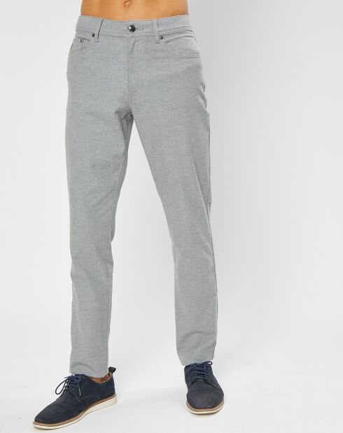 Pantalon en Flanelle 5 Poches gris