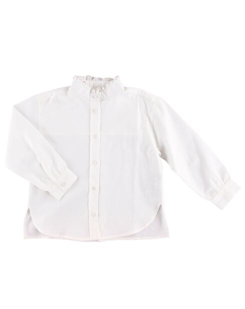 Chemise Angle en Coton organique blanche