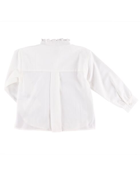 Chemise Angle en Coton organique blanche