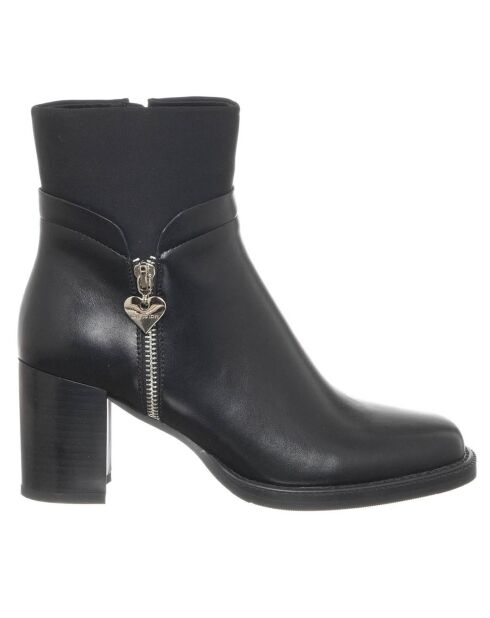 Bottines Claudia noires - Talon 7 cm