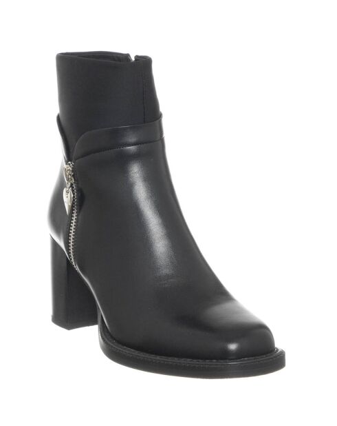 Bottines Claudia noires - Talon 7 cm