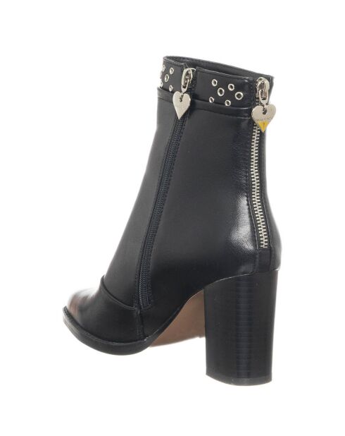 Schwarze Stiefel Gemma - 8 cm Absatz