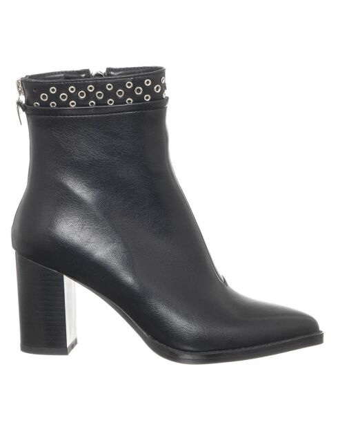 Schwarze Stiefel Gemma - 8 cm Absatz