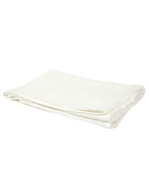 Plaid en gaze de coton blanc - 120x150 cm