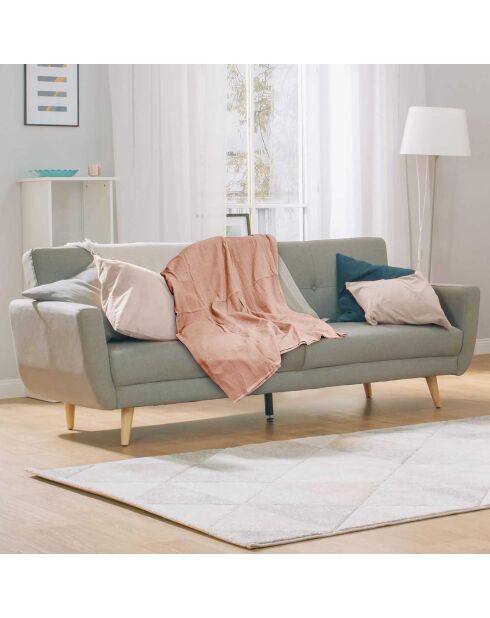 Plaid en gaze de coton rose - 120x150 cm