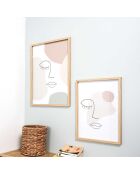 Cadre mural Arty multicolore - 60x45 cm