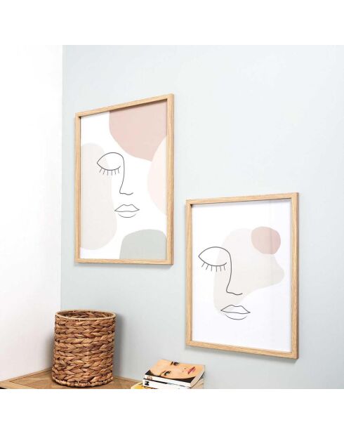 Cadre mural Arty multicolore - 60x45 cm