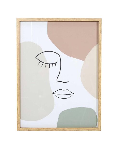 Cadre mural Arty multicolore - 60x45 cm