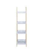 Étagère enfant Tim blanc/bois - 30x117x30 cm