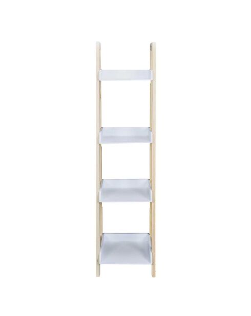 Étagère enfant Tim blanc/bois - 30x117x30 cm