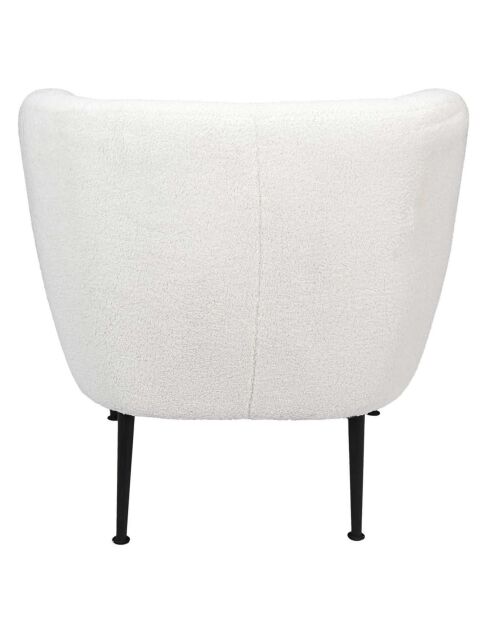Fauteuil Kiera blanc - 72x70x76 cm