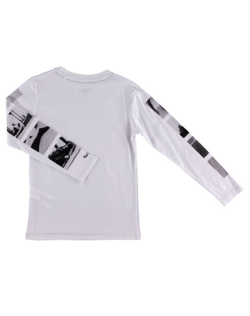 T-Shirt en Coton print Skate blanc