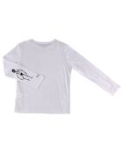 T-Shirt en Coton print Grafitty blanc